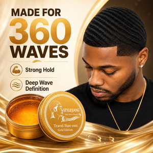 Pommade coiffante OEM 360 Wave à tenue forte pour hommes noirs, cire coiffante pour définition des ondulations profondes, produit professionnel pour coiffure ondulée - Product Image 4