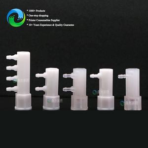 Eco Solvent Printer Inktcartridge Connector UV Machine Inkttank <span class=keywords><strong>2</strong></span>/<span class=keywords><strong>3</strong></span>/4-weg uitlaat F-vormige verbinding - Product Image 3