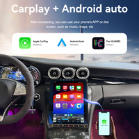 Foforfor Radio mobil navigasi GPS eksklusif, Radio mobil navigasi GPS Multimedia Player CarPlay Audio untuk mercedes-benz GLC/C-Class2015-2022 12.1"