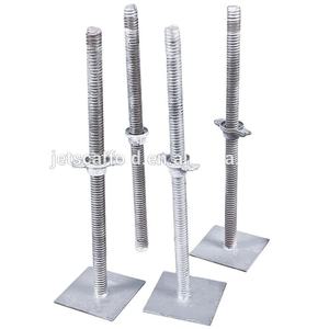 JET High Strength Solid Base Jack with Traditional Design Corrosion-resistant for Frame Scaffolding Size 32mm*600mm - Product Image 1