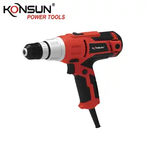 KONSUN Professional Wholesale power tools 220V electric hand drill 10mm mini power drill portable wood drill