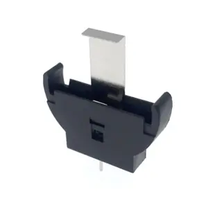 Supporto batteria a pulsante porta batteria nero per CR2450