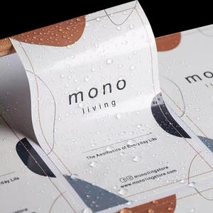 Tùy chỉnh dầu gội đầu không thấm nước in ấn Vinyl Nhãn Logo chăm sóc da mỹ phẩm dán Lotion chai PVC bao bì nhãn - Product Image 2