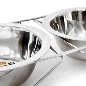 Ciotole per Animali Domestici: Singola da 21cm e Doppia da 44x23x7.5cm - Product Image 3