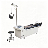 Table de traction lombaire orthopédique électrique YGT04 pour la chiropratique et la physiothérapie, lit de traction cervicale et vertébrale avec contrôleur LCD