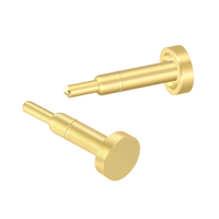 Connecteurs Pogopin SMT plaqués or personnalisés pour PCB, broches de contact à ressort en cuivre 8 mm