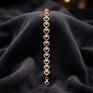 Elegante Pulsera con Dijes de Pétalos y Diseño de Cuentas, Accesorio de Joyería de Moda para Mujeres y Adolescentes, Ideal para Uso Diario y Regalos para Fiestas - Product Image 3