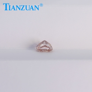Cojín de diamante CVD certificado <span class=keywords><strong>GEMID</strong></span> Corte brillante Color Rosa marrón elegante Diamante certificado cultivado en laboratorio Suelto - Product Image 2