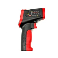 Thermomètre infrarouge WT323A avec écran LCD en plastique, thermocouple de type K, résolution 0,1, pointeur laser, rétroéclairage, batterie