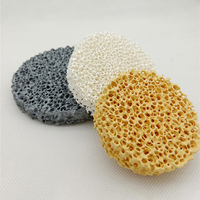 Filtre en mousse céramique industrielle de haute qualité poreux SiC zircone cordiérite aluminium pour la coulée de métal plaques en céramique