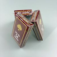 Cartes à jouer grand format pour tournoi de poker, en papier écologique imperméable, couché UV, lisse et fluide, 320 g/m², marque blanche, vente en gros