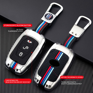 Funda Protectora para Llaves de Coche de Aleación de Zinc y Gel de Sílice para BYD Song Plus Qin DMI Han EV Yuan Pro Tang ATTO 3, Llavero, Bolsa para Llaves - Product Image 2