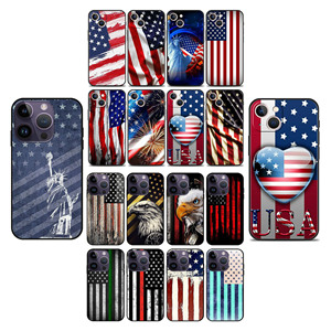 17Promax 17 Cộng Với 17Pro 17 USA Cờ Điện Thoại Di Động Trường Hợp Đối Với iPhone 16 15 14 13 12 Promax Pro Max Cộng Với Điện Thoại Di Động Shell Bìa Trường Hợp - Product Image 1