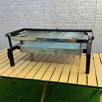 Barbecue au charbon de bois rotatif de haute qualité pour le camping en plein air, les pique-niques, l'utilisation commerciale et domestique