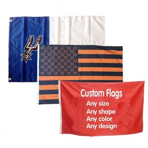 Drapeaux personnalisés de qualité supérieure, imprimés sur mesure, décorations promotionnelles, drapeaux mexicains brodés - Product Image 4