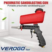Machine de sablage portative à main avec pistolet de sablage pneumatique personnalisable