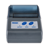 Printer Thermal Mini Portabel 58mm dengan Dukungan Pencetakan Arab UTF-8 untuk Pencetakan Struk Taksi