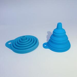 Funil de silicone dobrável de borracha sem bpa, acessório de cozinha de qualidade alimentar fácil de limpar, mini funil de silicone em oferta - Product Image 6