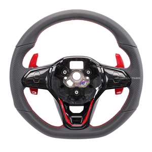 Volante in Fibra di Carbonio Personalizzato per Volkswagen <span class=keywords><strong>VW</strong></span> Golf 4 5 6 6r 7 7r 7.5 8 MK4 5 8 7 7.5 6 5 GTI GTD <span class=keywords><strong>Polo</strong></span> Scirocco R - Product Image 3
