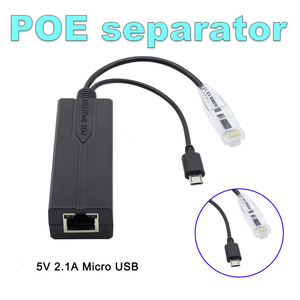 10/100Mbps 48V 15W USB POE IEEE802.3af/at มาตรฐาน RJ45 2.4A กล้องฟูลดูเพล็กซ์ 8 พอร์ต - Product Image 4