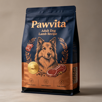 Sacs d'alimentation pour animaux de compagnie en PE, résistants à la déchirure, thermoscellables, de qualité alimentaire, anti-oxydation, pour croquettes sèches, en gros, OEM, ODM, pour e-commerce