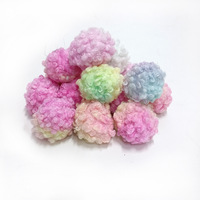 Boules de pompons en laine d'agneau, mini garnitures douces et moelleuses, breloques en peluche de Noël, accessoires décoratifs pour chaussures Crocs et ornements de sacs
