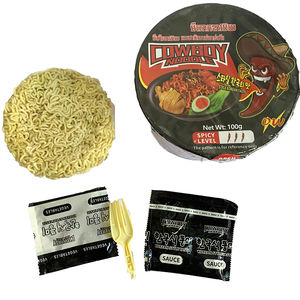 Poulet épicé chinois asiatique saveur personnalisée tasse coréenne bol paquet Ramen nouilles instantanées - Product Image 1