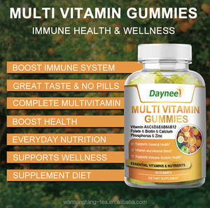 Compléments alimentaires Winstown Vitamins OEM ODM Marque privée Multivitamines naturelles sous forme de gommes Multivitamines à saveur de fruits Bonbons à mâcher - Product Image 5