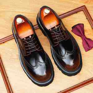 Nouvelle Collection 2026 : Ensemble Habillé Tendance en Cuir Véritable pour Homme et Chaussures en Cuir Assorties - Product Image 4