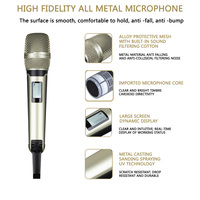 STABCL ST-302 150 mètres longue Distance Micro Uhf Speech Professional 2 canaux Vocal Mic Professional UHF Wireless Microphone
