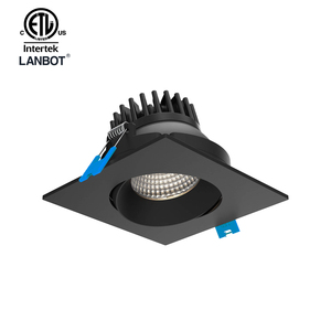 Lanbot <span class=keywords><strong>COB</strong></span> DTW <span class=keywords><strong>Led</strong></span> <span class=keywords><strong>Downlight</strong></span> 360 Gyro Gimbal có thể điều chỉnh mờ để làm ấm Gimbal <span class=keywords><strong>Downlight</strong></span> với giấy chứng nhận ETL - Product Image 2