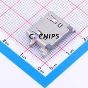 U-C-19DD-W-1 HDMI Connector Bent Lead Through Hole Connector HDMI-A Female 19P Sink Board - Product Image 2