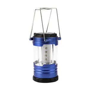 12 LED portable camping light with dimmer switch and compass camping lamp