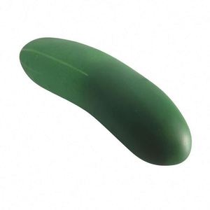 Balle anti-stress promotionnelle en forme de cornichon, logo personnalisé, jouets en mousse PU en forme de cornichons - Product Image 3