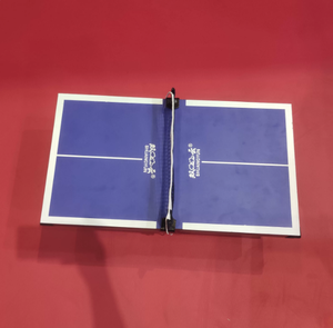 Table de <span class=keywords><strong>ping</strong></span>-<span class=keywords><strong>pong</strong></span> pliable compacte avec roues, portable, petite table de tennis de table 550*300mm pour divertissement à domicile en intérieur - Product Image 3