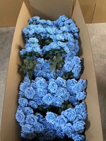Roses en soie réalistes, fleurs artificielles lavables au toucher naturel, décoration intérieure, tiges en gros, résistantes à la décoloration