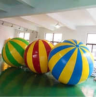Jeu de sport de team building commercial tourner l'univers gonflable grande balle mobile jeu de ballon de basket-ball de volley-ball