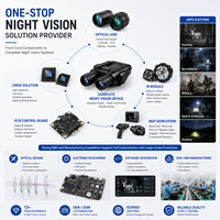 Jumelles de vision nocturne numériques 4K, vision nocturne infrarouge, portée de vision nocturne de 400 m, zoom 16x, enregistrement vidéo 36MP, OEM ODM