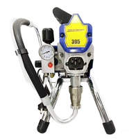 Pistolet de pulvérisation électrique sans air HVLP de type piston 1500W-2400W 110/220V pour la décoration intérieure, capacité de livraison de 2,3 à 3,3 L/min pour les petites et moyennes surfaces