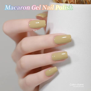 R S Nail 6 colori Macaron professionale Gel smalto Set bottiglia LED Packaging libero Designer francese puro colore Gel smalto - Product Image 6