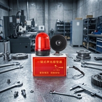 Produit d'alarme sonore et lumineux à un bouton, haute performance, haute qualité, à décibels élevés