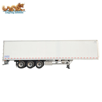 Remorque frigorifique ThermoKing à 3 essieux, 53 pieds, 53 pieds de haut, conteneur frigorifique pour le transport de nourriture, de viande et de fruits