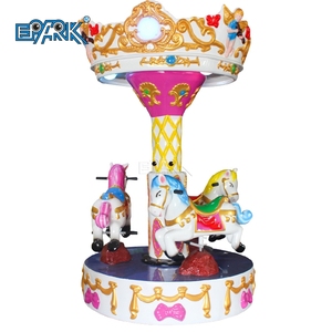 Bán Chạy Hấp Dẫn 3 Chỗ Mini Fairground Rides Mini Carousel Merry Go Round Cho Trung Tâm Mua Sắm - Product Image 5