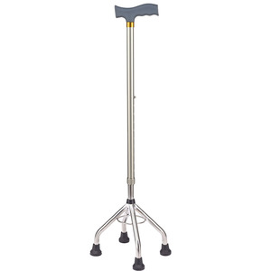 Canne télescopique Xiangyi à quatre pieds réglable en alliage d'aluminium avec poignée antidérapante pour personnes âgées - Product Image 2