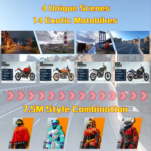 เกมมอเตอร์ไซค์แอร์เคด <span class=keywords><strong>Asphalt</strong></span> <span class=keywords><strong>Moto</strong></span> Blitz Dx เกมแข่งรถมอเตอร์ไซค์ เกมมอเตอร์ไซค์อาร์เคด เครื่องเล่นเกม - Product Image 2