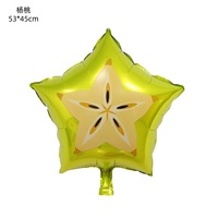 18 inch fruit aluminiumfolie drijvende weerballon verjaardagsfeestje kinderdag decoratie watermeloen oranje aardbei