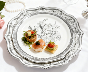 Wholesale Lanweier Eco-Friendly European Court Style Paper <strong>Cake</strong> Dinner <strong>Plates</strong> for Family Dinner Party and Wedding Meeting - Product Image 2