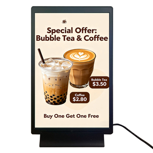 10.1 inch Single-sided LCD advertising player Cloud Managed OTA Electronic Shelf Label 2.4G Wireless AES ESL Digital Price tags - Product Image 1