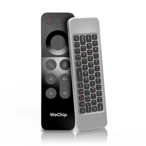 Wechip W3 2.4G语音飞行鼠标遥控无线键盘体感空气鼠标彩盒迷你键盘