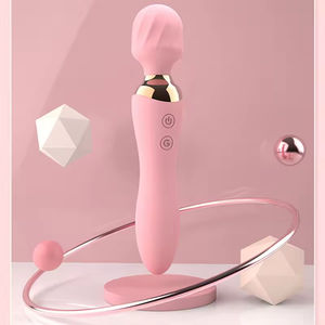 Potente Vibrador Femenino con Carga USB, Doble Cabezal, 10 Modos de Vibración, Estimulación del Punto G y del Clítoris, Varita Masajeadora - Product Image 4